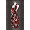 Pinup rockabilly zip summer dress from black roses